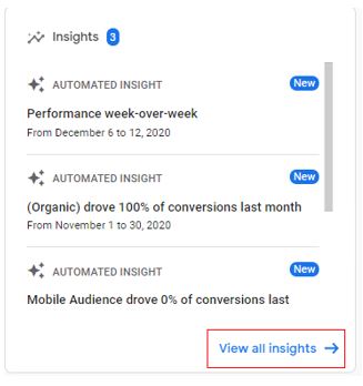 ‘View All Insights’ 