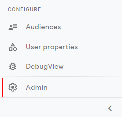 'Admin’<GA4<test filters