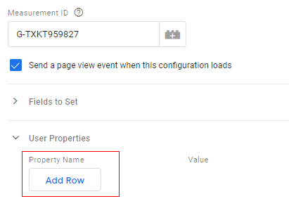 ‘Add Row’.