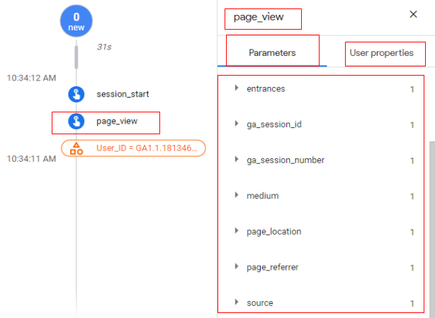 page_view<parameter<users properties