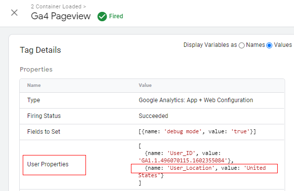 ‘User_Location’ < ‘User Properties’ 