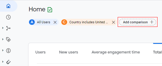  multiple comparisons<‘Add comparison’