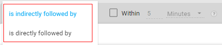  ‘is indirectly followed by’