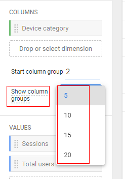 'Column Group’