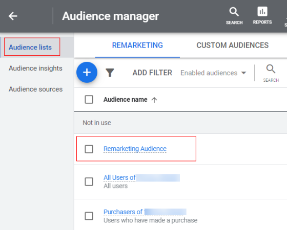 Audience manager