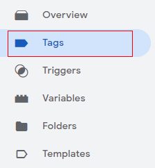 Google Tag Confiugration<tags