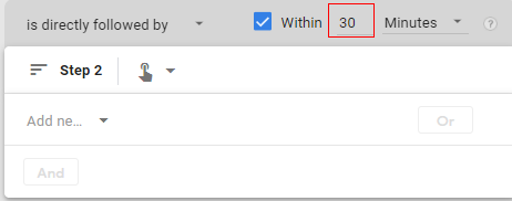 Specify the time frame