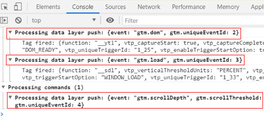 enabled debug mode.