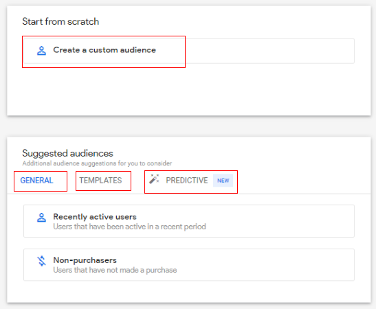 Suggested audiences
