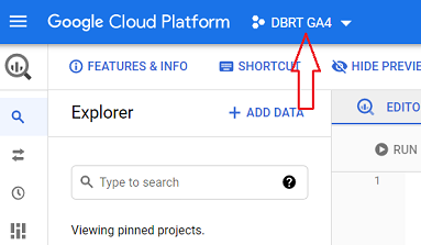  BigQuery account