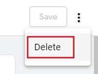 delete filter