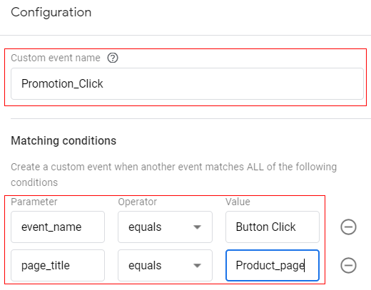 Configuration < parameter 