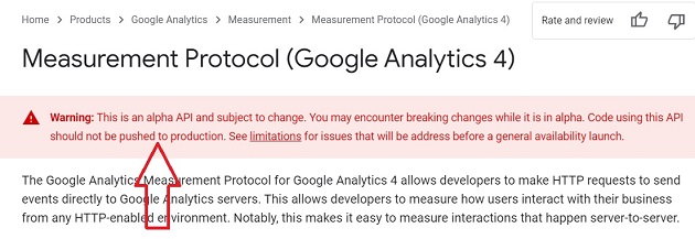 measurement protocol in GA4 