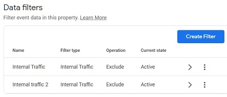 Internal filters<data filter