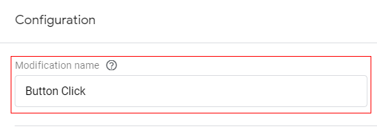 modification name < (new event name).