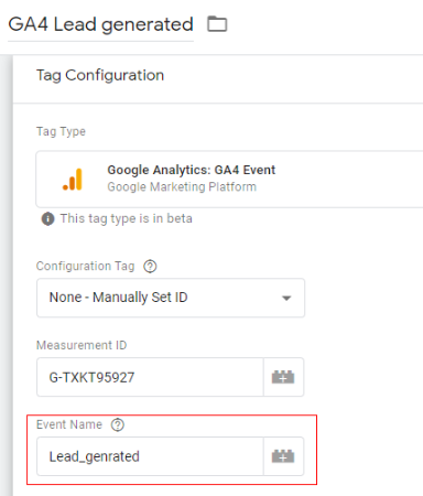 GA4 <tag configuration1
