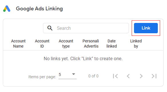 Google Ads LInking