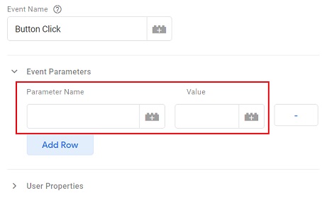  ‘Parameter Name’ < ‘Value’: