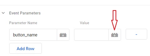 ‘+’ button under the ‘Value’ text box: