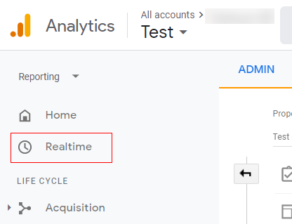 GA4<realtime