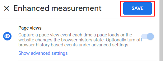 GA4<site search tracking<enhanced measurement<save
