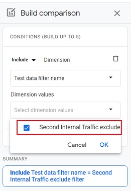 GA4<‘Second Internal Traffic Exclude