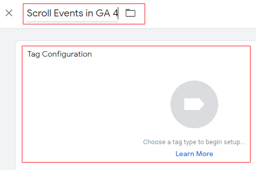 tags<tag configuration