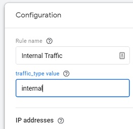 ‘traffic_type value’ as ‘internal’