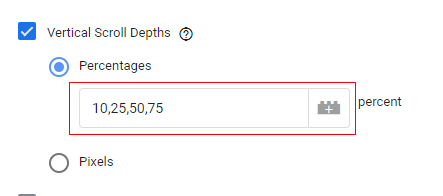 GA4 <scroll tracking<vertical scroll depth 1
